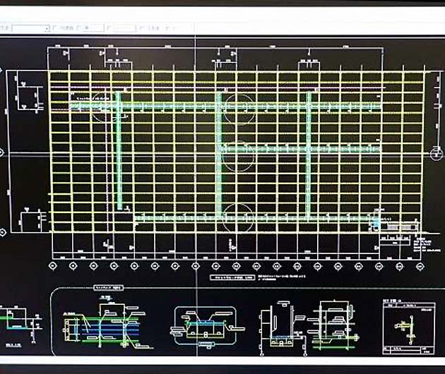 双和金属のCADによる作図