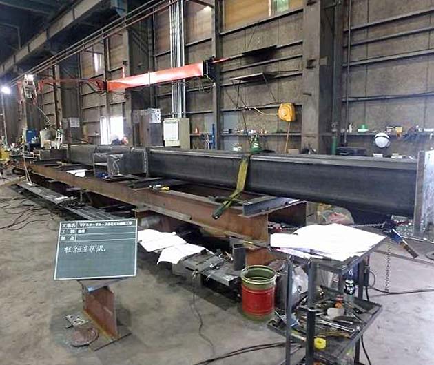 双和金属の組立て作業