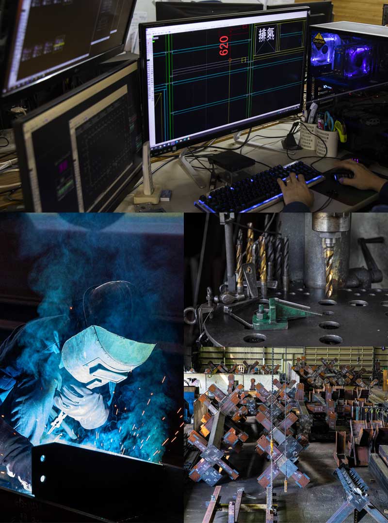 双和金属の強みは一貫施工